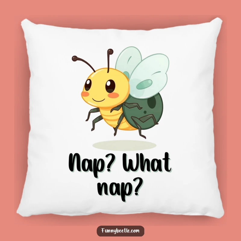Funny Buzzing Beetle Pillow: Cozy Energy, Ideal Comfort Gift