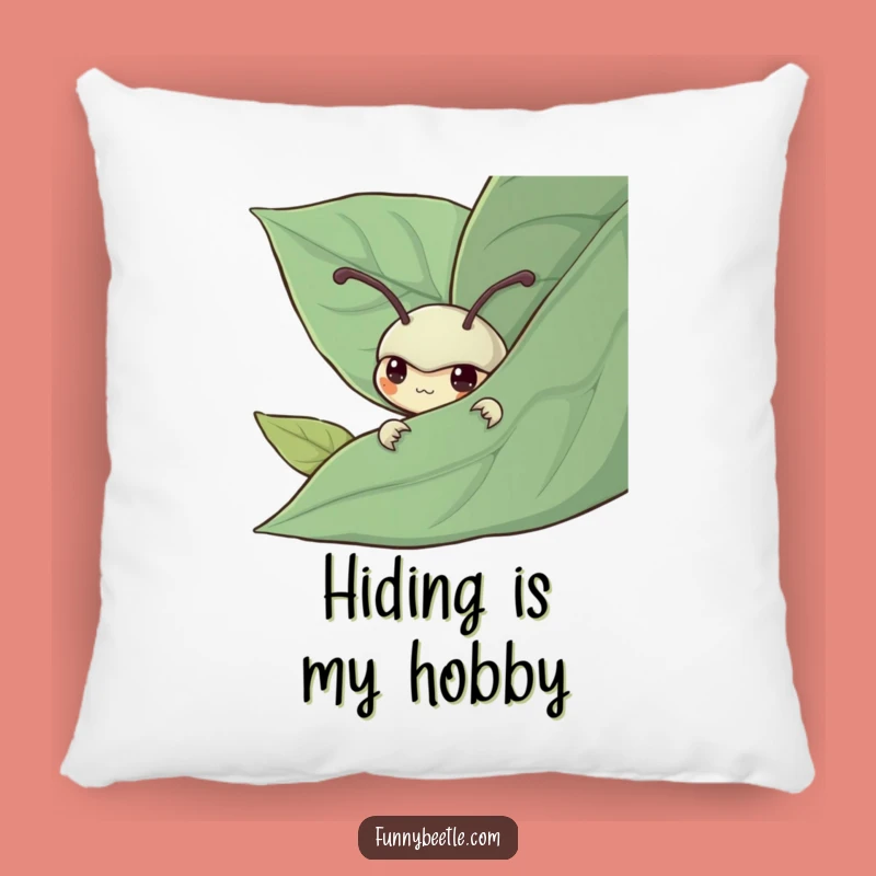 Funny Shy Beetle Pillow: Cozy Observation, Ideal Comfort Gift