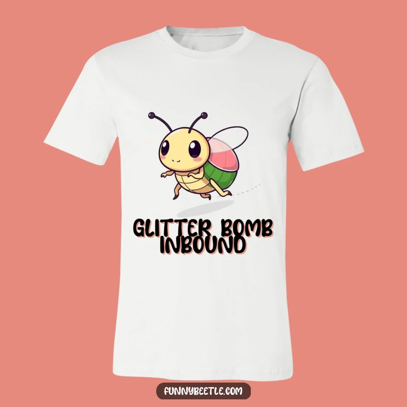 Funny Speedy Beetle T-Shirt: Leaving Sparkles, Hilarious Gift
